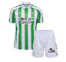 Real Betis Koszulka Podstawowa dzieci 2024-25 Krótki Rękaw (+ krótkie spodenki)